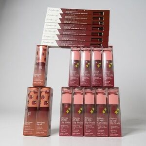 Crème Shop Lip Bundle New 19 pc Lip Oil, 12 Hr+ Lip Stain, Liplock Liner Lot